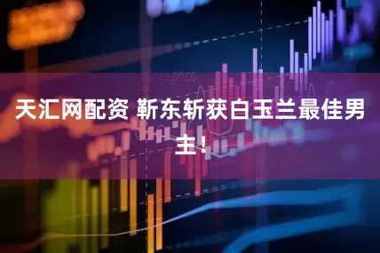天汇网配资 靳东斩获白玉兰最佳男主！